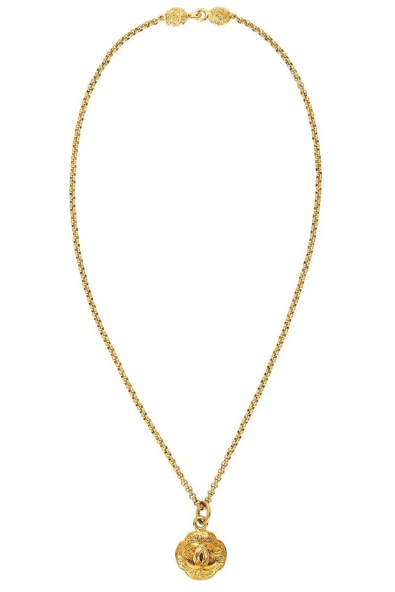 Chanel 1995 Coco Mark Necklace