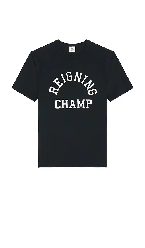 REIGNING CHAMP Lightweight Jersey Arch Logo T-Shirt | Thumbnail 4