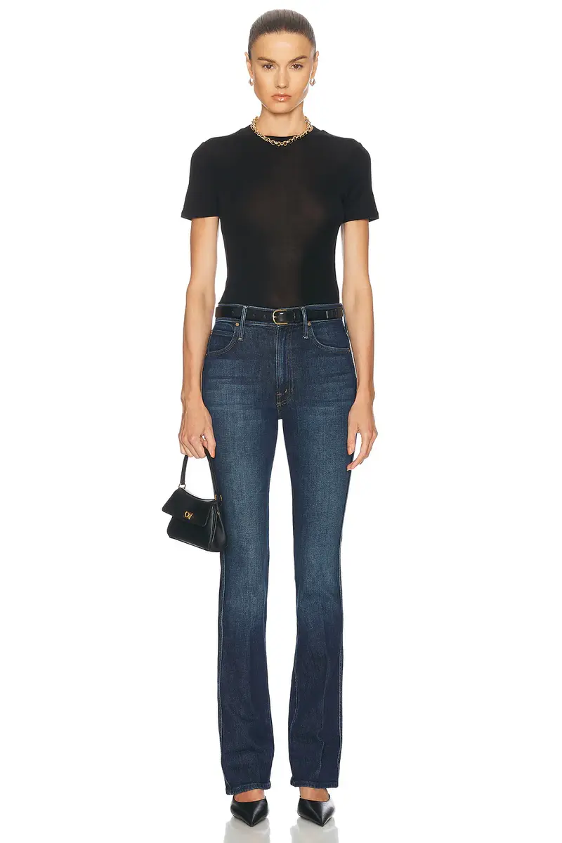 Mother The Mid Rise Smokin' Double Heel Jeans | Thumbnail 5