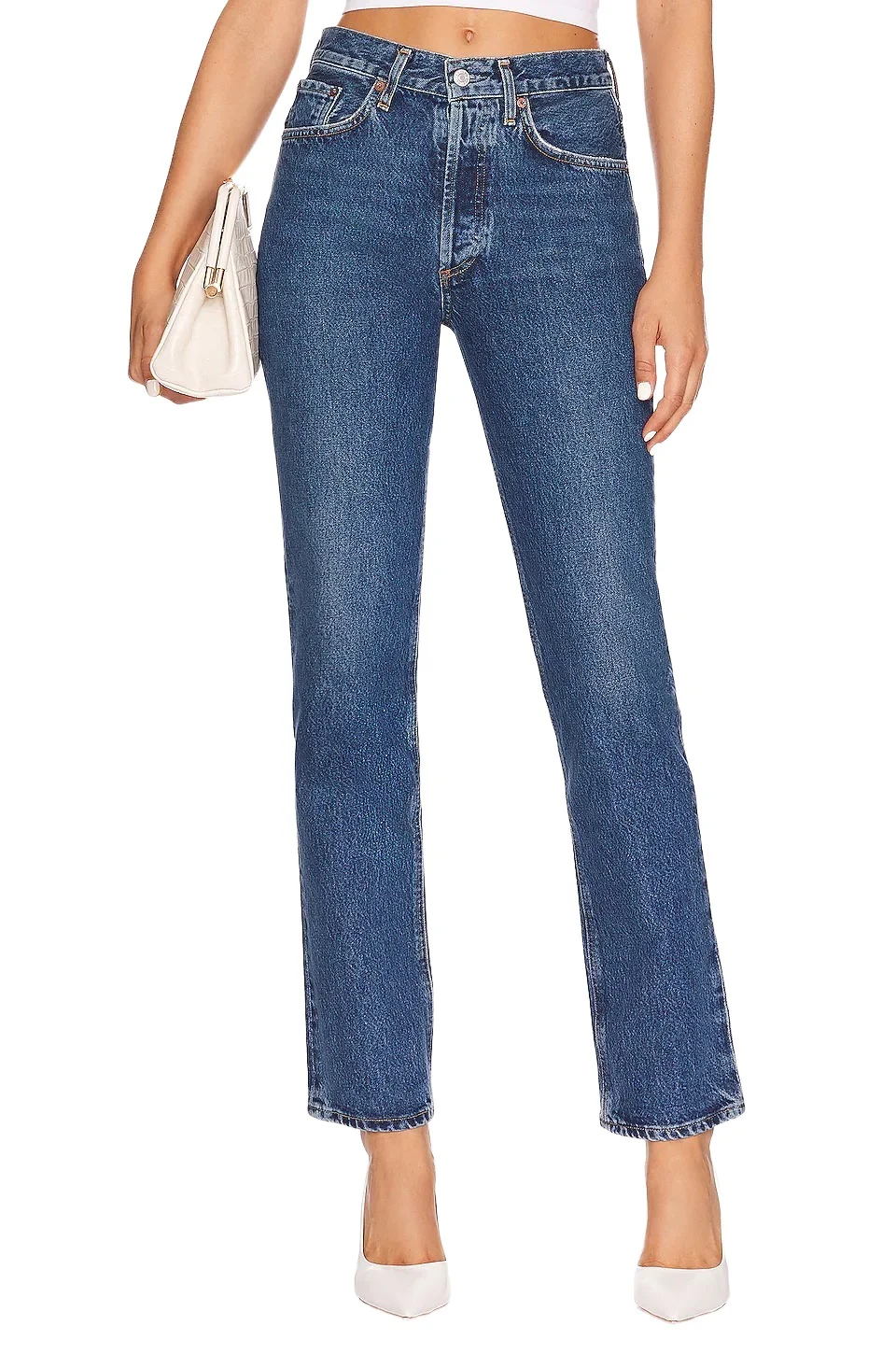 Lana Mid Rise Straight Jeans Lana Mid Rise Straight Jeans
