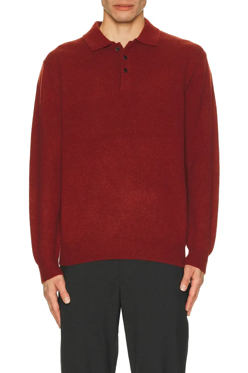 Beams Plus Knit Polo 9G Sweater | Thumbnail 3 Beams Plus Knit Polo 9G Sweater | Thumbnail 3