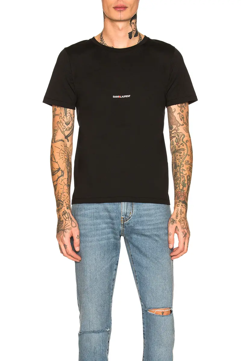 Saint Laurent Logo Tee | Thumbnail 3
