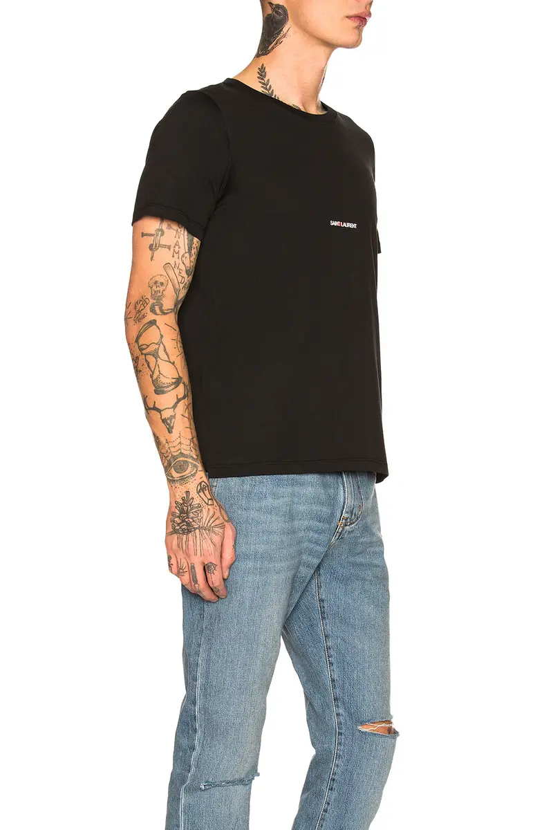 Saint Laurent Logo Tee | Thumbnail 4