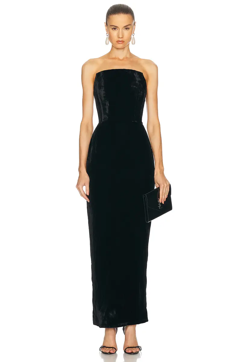 LPA Emery Velvet Maxi Dress | Thumbnail 3 LPA Emery Velvet Maxi Dress | Thumbnail 3