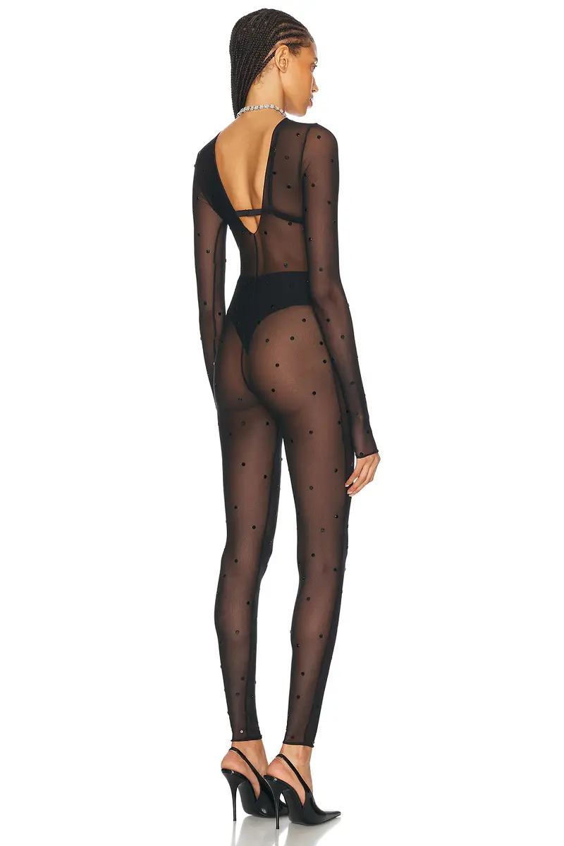 Oséree Crystal Jumpsuit | Thumbnail 4 Oséree Crystal Jumpsuit | Thumbnail 4