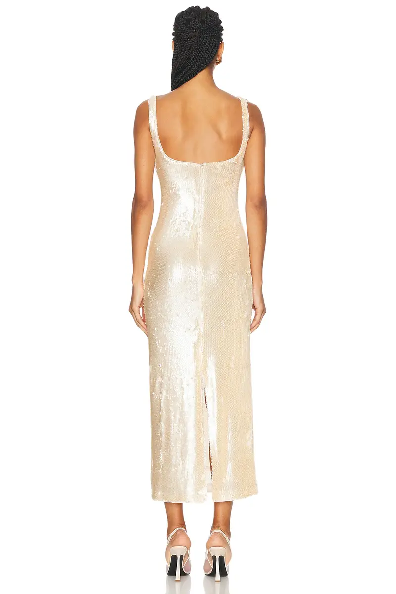 L'Academie Ceci Sequin Midi Dress | Thumbnail 5 L'Academie Ceci Sequin Midi Dress | Thumbnail 5