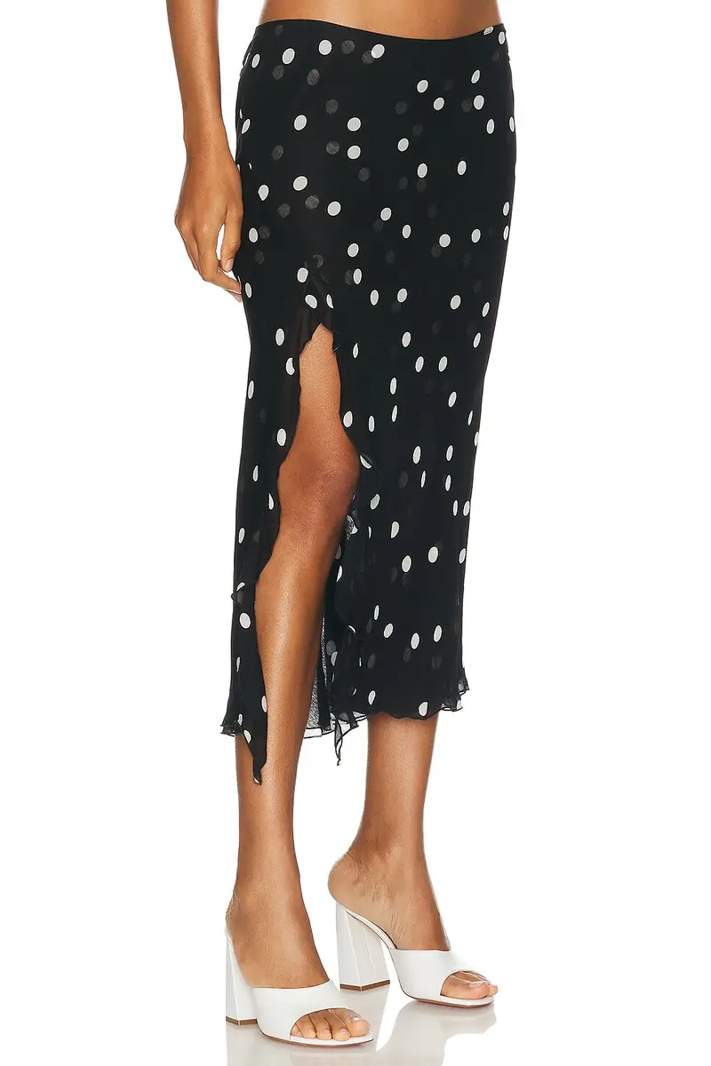 PRISCAVera Ruffled High Slit Skirt | Thumbnail 2 PRISCAVera Ruffled High Slit Skirt | Thumbnail 2