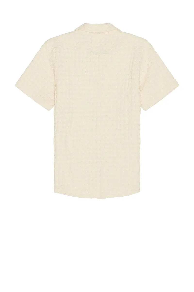 OAS Ecru Cuba Waffle Shirt | Thumbnail 4