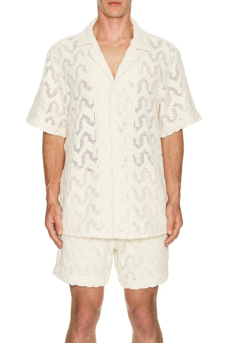OAS Atlas Cuba Crochet Shirt | Thumbnail 6
