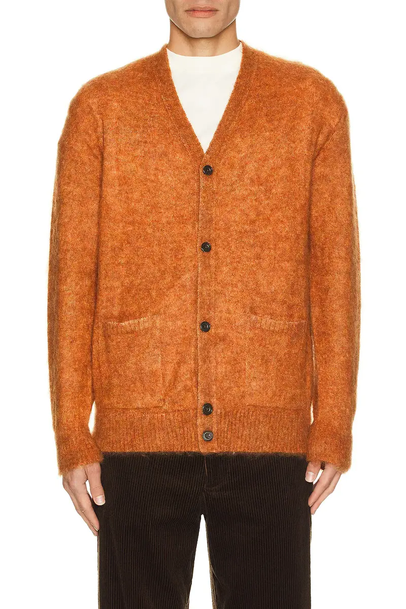 Beams Plus Cardigan Stretch Mohair