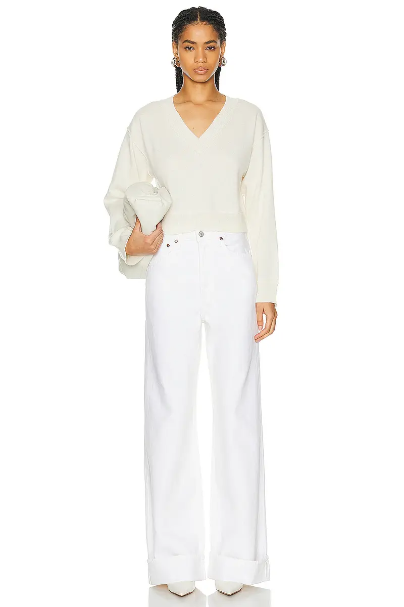 AGOLDE Dame High Rise Wide Leg Jeans | Thumbnail 4