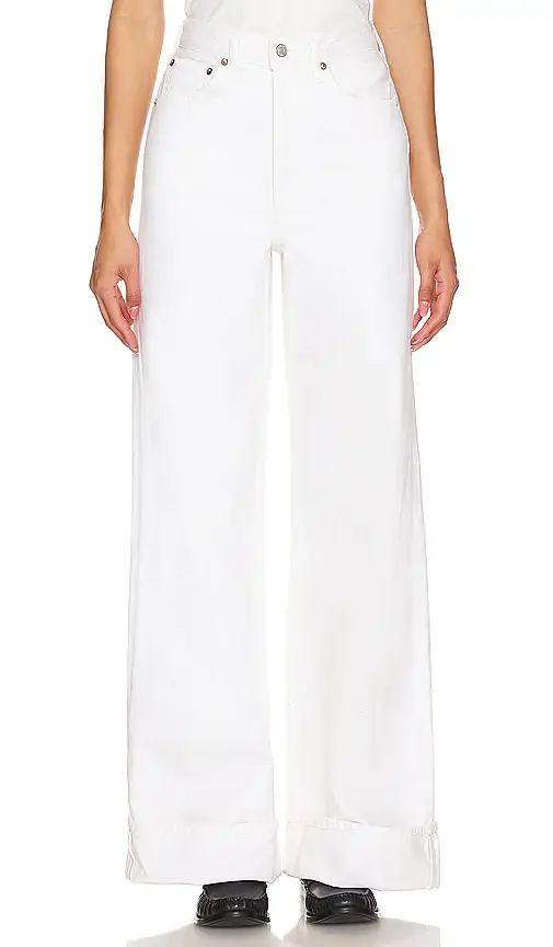 AGOLDE Dame High Rise Wide Leg Jeans | Thumbnail 5