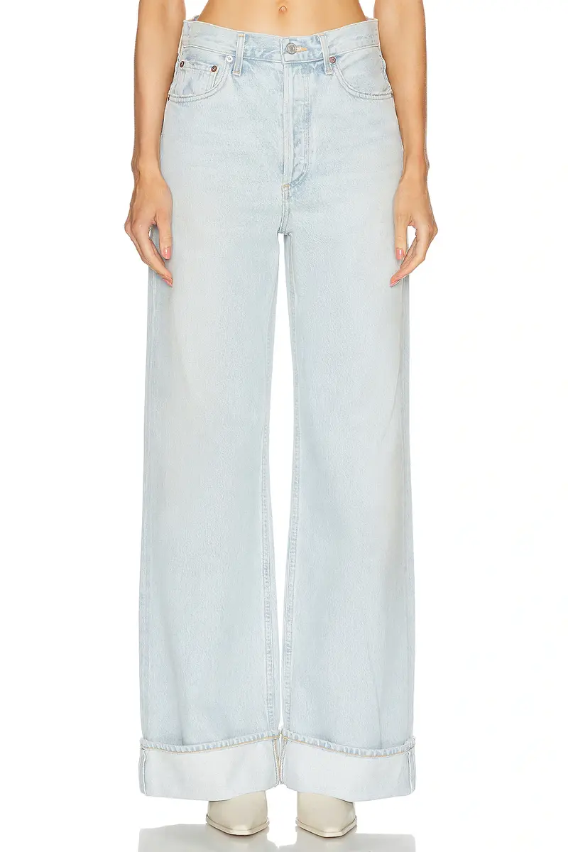 AGOLDE Dame High Rise Wide Leg Jeans