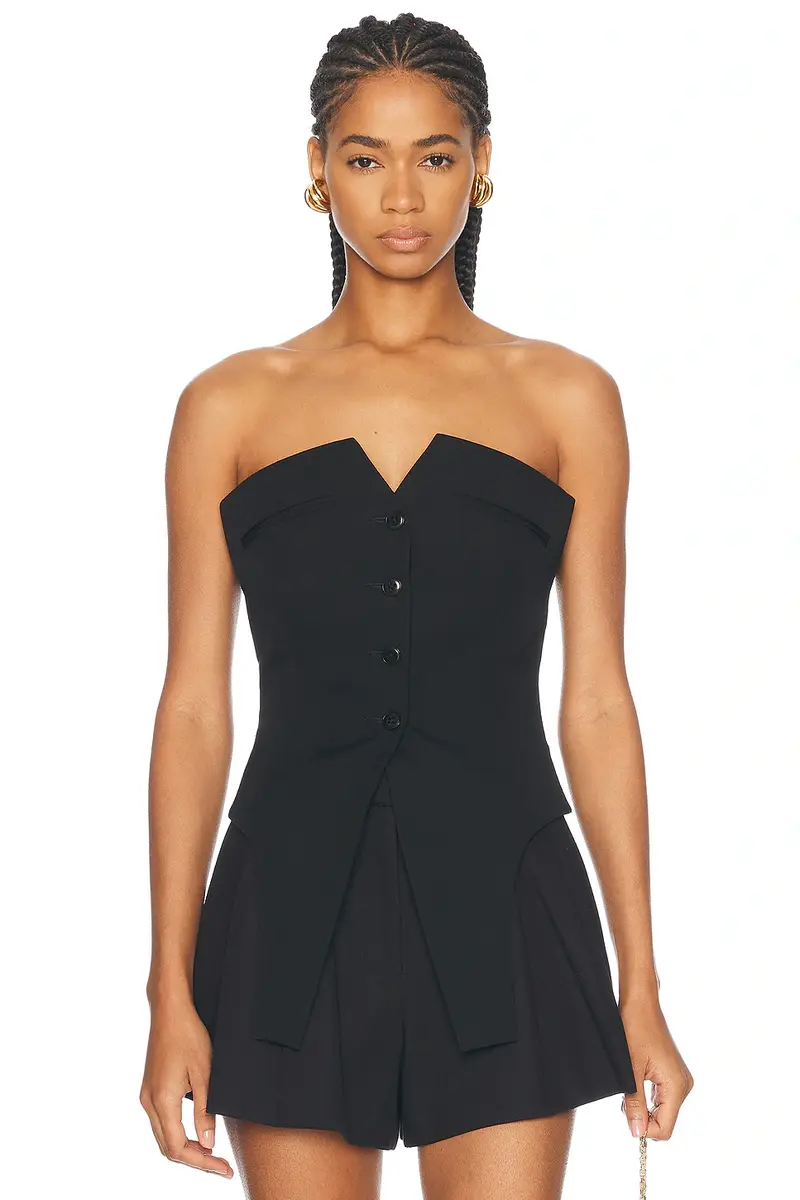 Alexander Wang Strapless Vest | Image 1 Alexander Wang Strapless Vest | Image 1