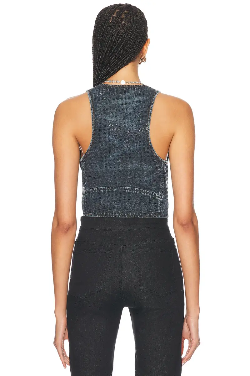 Alexander Wang Hotfix Crystal Moto Vest | Thumbnail 3 Alexander Wang Hotfix Crystal Moto Vest | Thumbnail 3