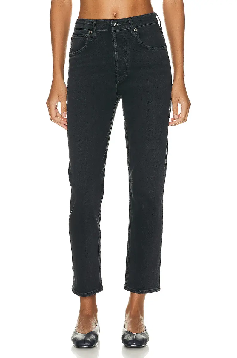 AGOLDE Riley High Rise Straight Crop Jeans | Thumbnail 3 AGOLDE Riley High Rise Straight Crop Jeans | Thumbnail 3