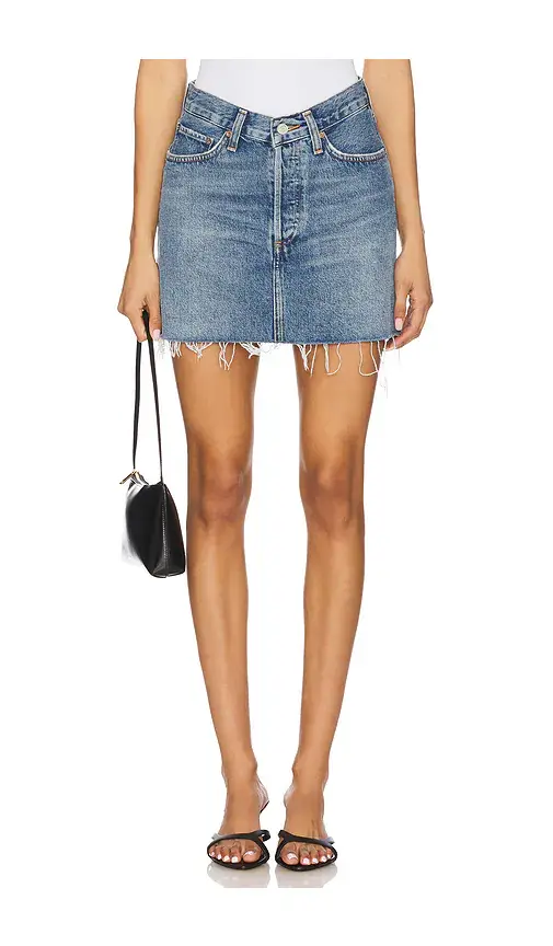 AGOLDE V-waist Mini