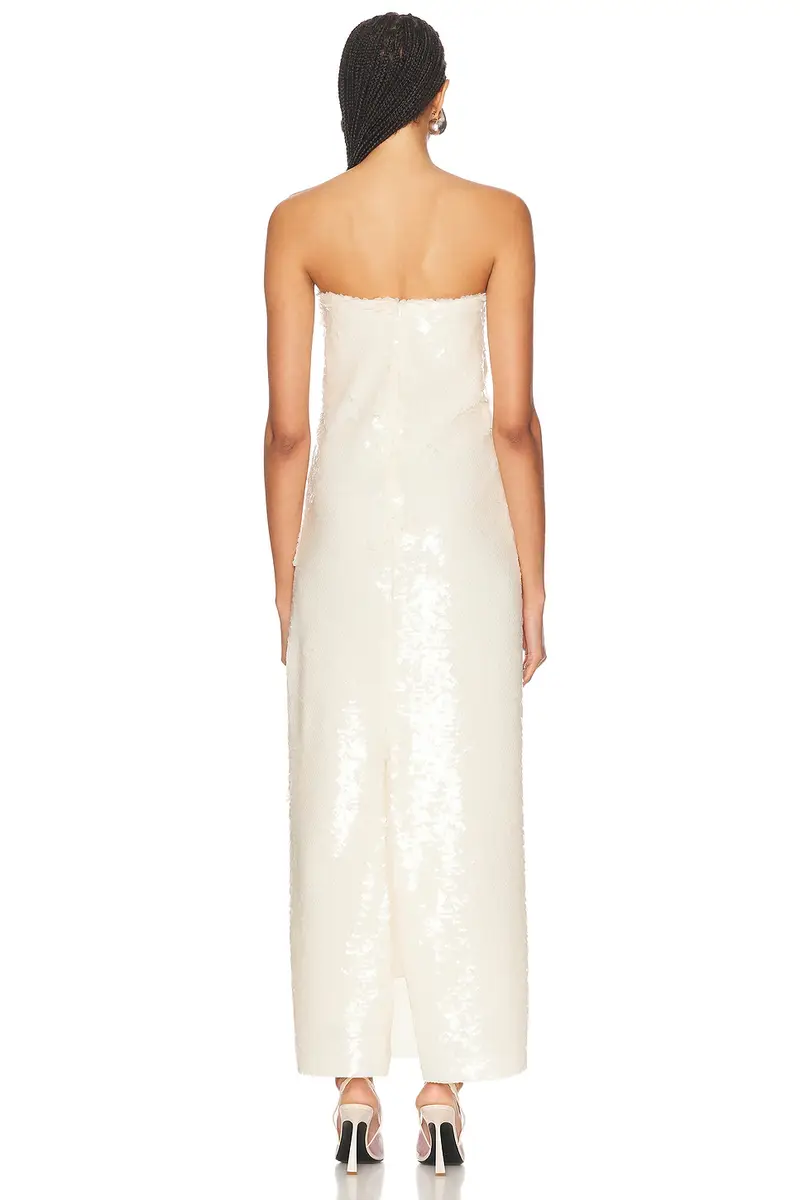 SEV Sequin Strapless Midi Dress | Thumbnail 3 SEV Sequin Strapless Midi Dress | Thumbnail 3
