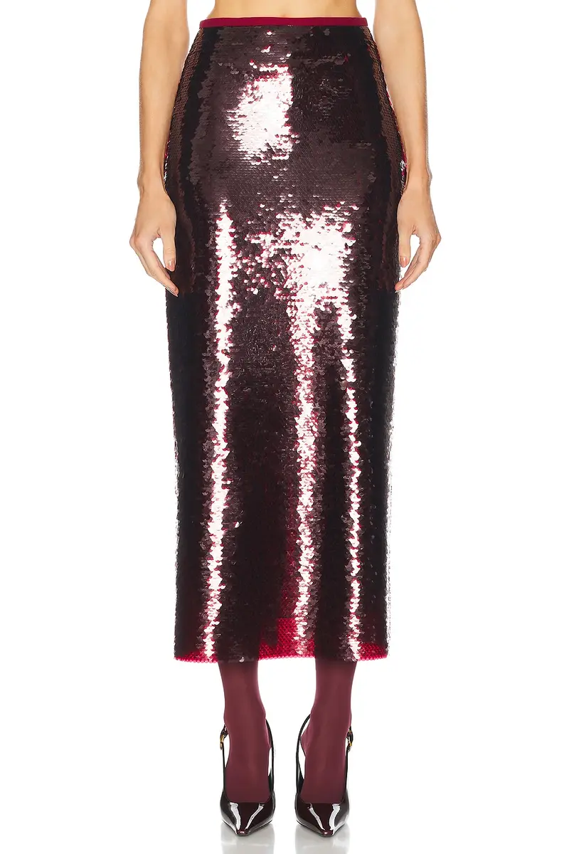 SEV Sequin Midi Skirt | Image 1 SEV Sequin Midi Skirt | Image 1