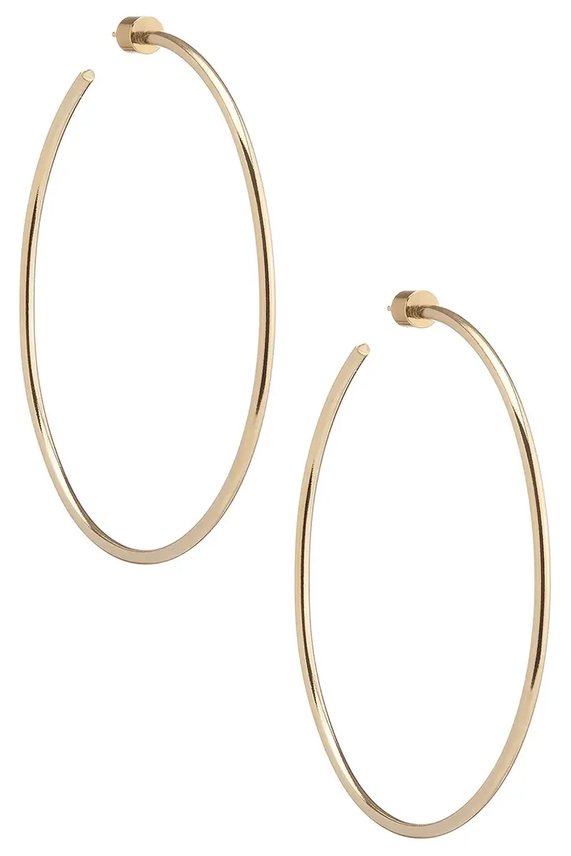 Jennifer Fisher Thread Hoop Earrings | Image 1 Jennifer Fisher Thread Hoop Earrings | Image 1