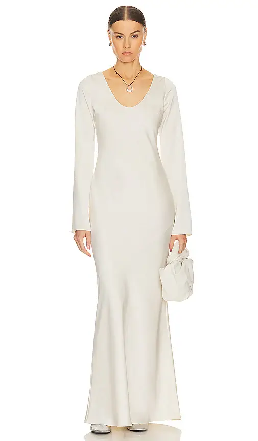 Helsa Angelica Backless Maxi Dress | Thumbnail 2