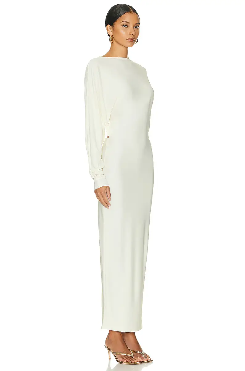 Helsa Matte Jersey Open Back Dress | Thumbnail 2 Helsa Matte Jersey Open Back Dress | Thumbnail 2