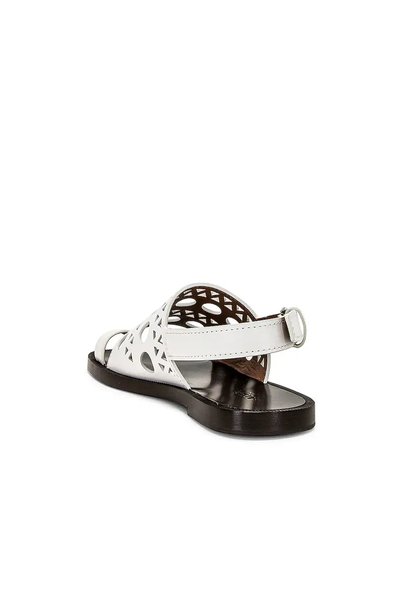 Alaïa Perforated Flat Sandal | Thumbnail 3 Alaïa Perforated Flat Sandal | Thumbnail 3