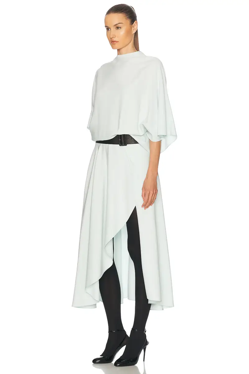 Alaïa Short Sleeve Midi Dress | Thumbnail 3 Alaïa Short Sleeve Midi Dress | Thumbnail 3