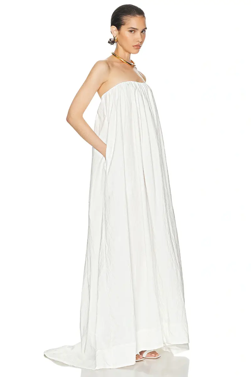 Helsa Crinkle Pleated Gown | Thumbnail 4 Helsa Crinkle Pleated Gown | Thumbnail 4