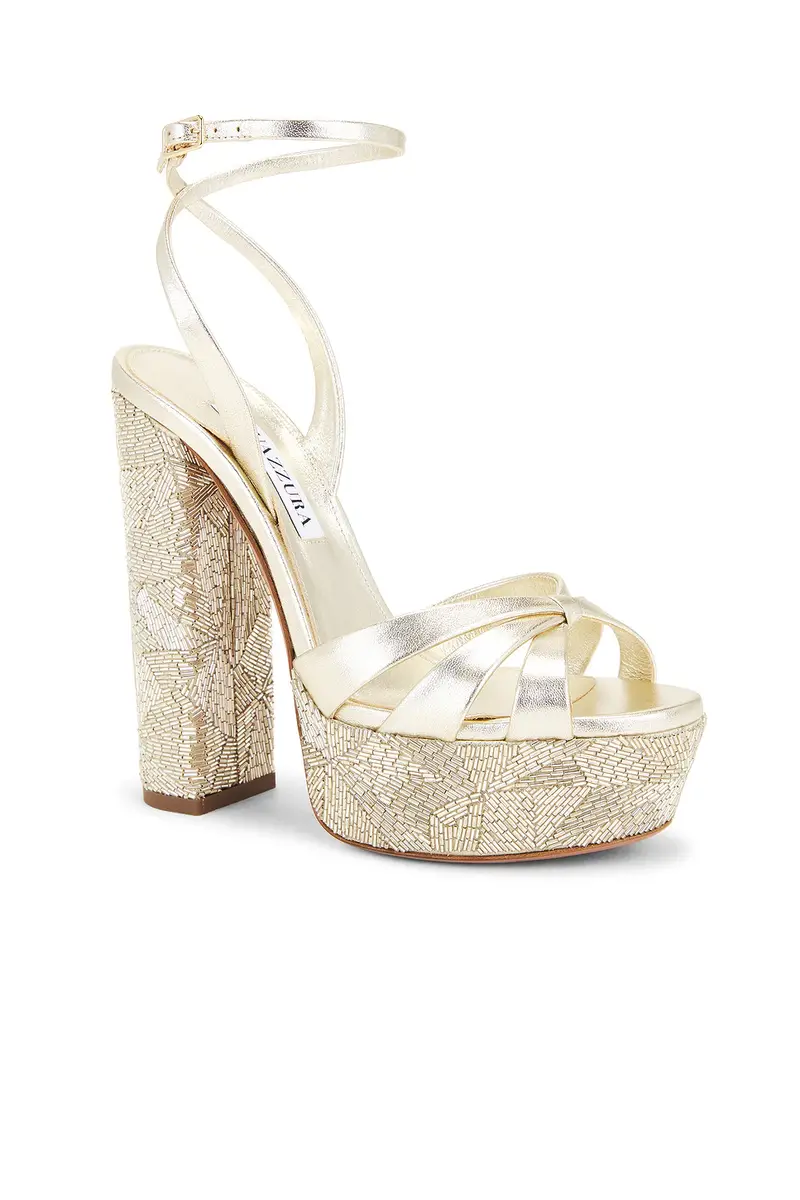 Aquazzura La Nuit 140 Plateau Sandal | Thumbnail 2 Aquazzura La Nuit 140 Plateau Sandal | Thumbnail 2