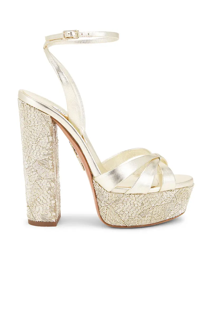 Aquazzura La Nuit 140 Plateau Sandal