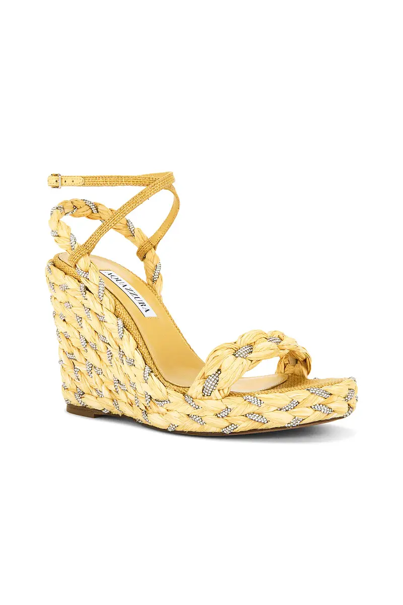Aquazzura Costiera 120 Crystal Wedge Sandal | Thumbnail 2 Aquazzura Costiera 120 Crystal Wedge Sandal | Thumbnail 2