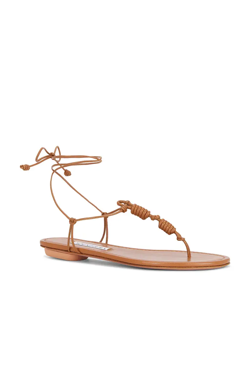Aquazzura Oaxaca Thong Flat Sandal | Thumbnail 2 Aquazzura Oaxaca Thong Flat Sandal | Thumbnail 2