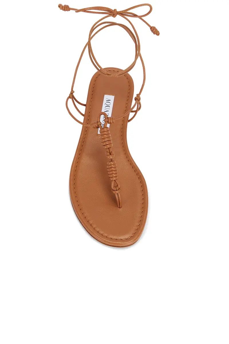 Aquazzura Oaxaca Thong Flat Sandal | Thumbnail 4 Aquazzura Oaxaca Thong Flat Sandal | Thumbnail 4