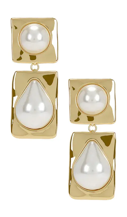Retrofête Savannah Pearl Drop Earring