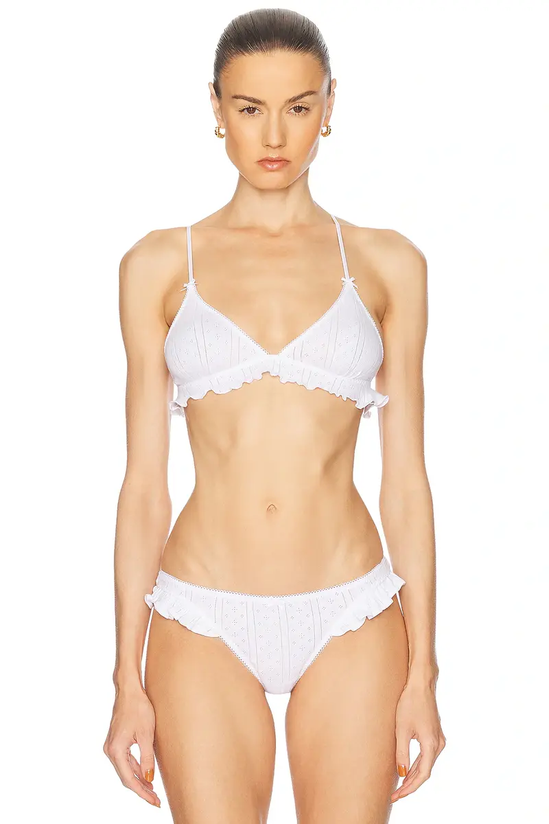 Cou Cou Intimates for FWRD The Butterfly Bralette | Image 1 Cou Cou Intimates for FWRD The Butterfly Bralette | Image 1