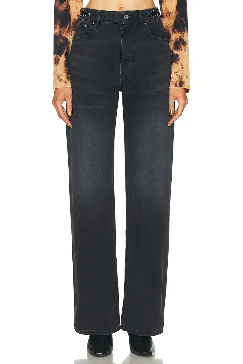 Rabanne Pantalon Straight Leg Jeans