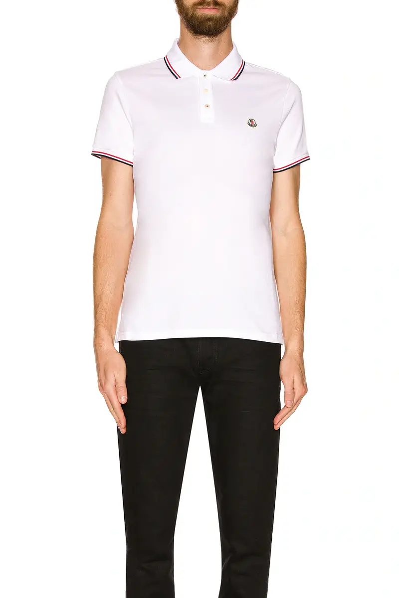Moncler Short Sleeve Polo | Thumbnail 4 Moncler Short Sleeve Polo | Thumbnail 4