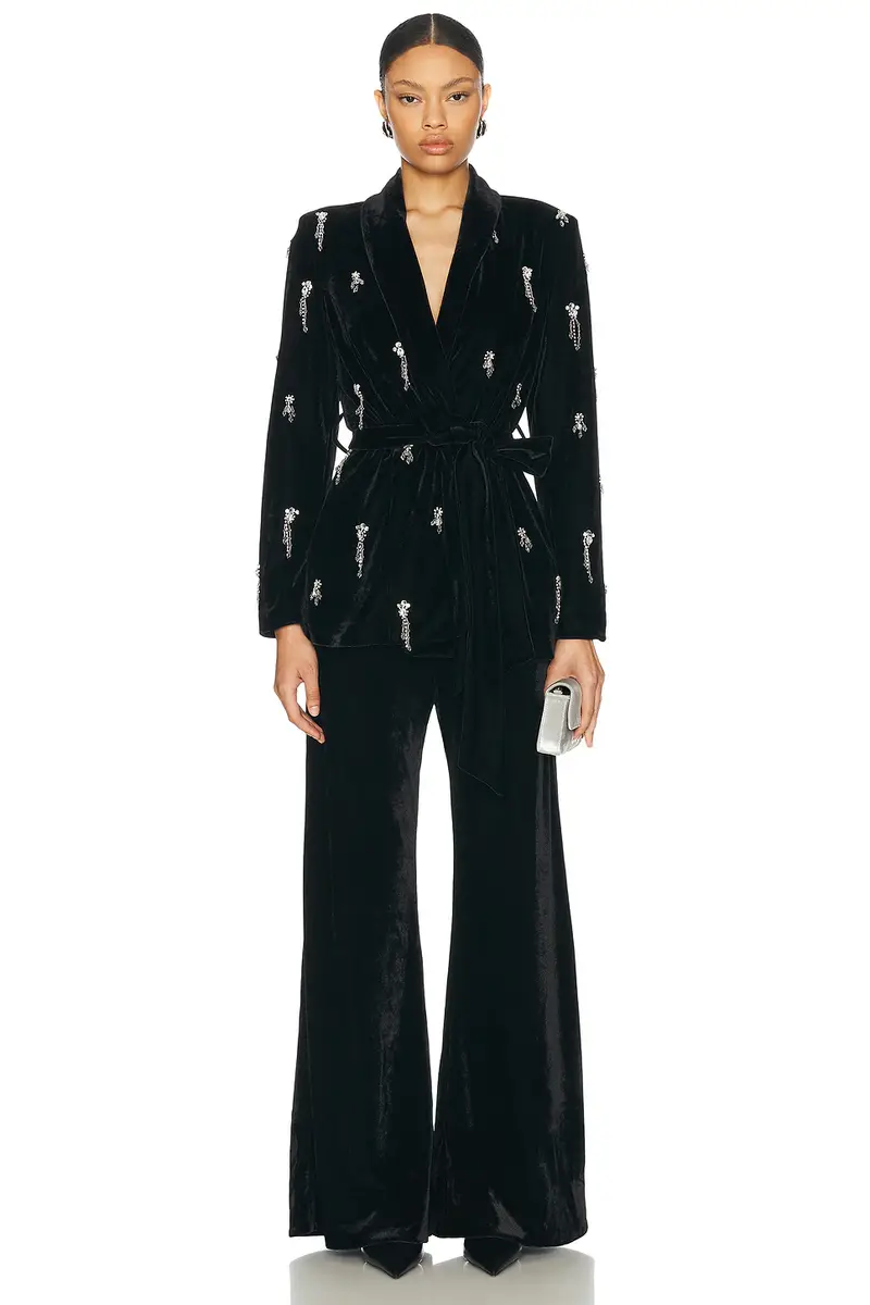 PatBo Velvet Wide Leg Pant | Thumbnail 5 PatBo Velvet Wide Leg Pant | Thumbnail 5