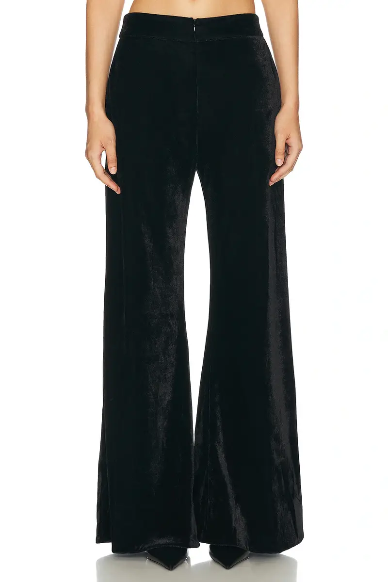 PatBo Velvet Wide Leg Pant