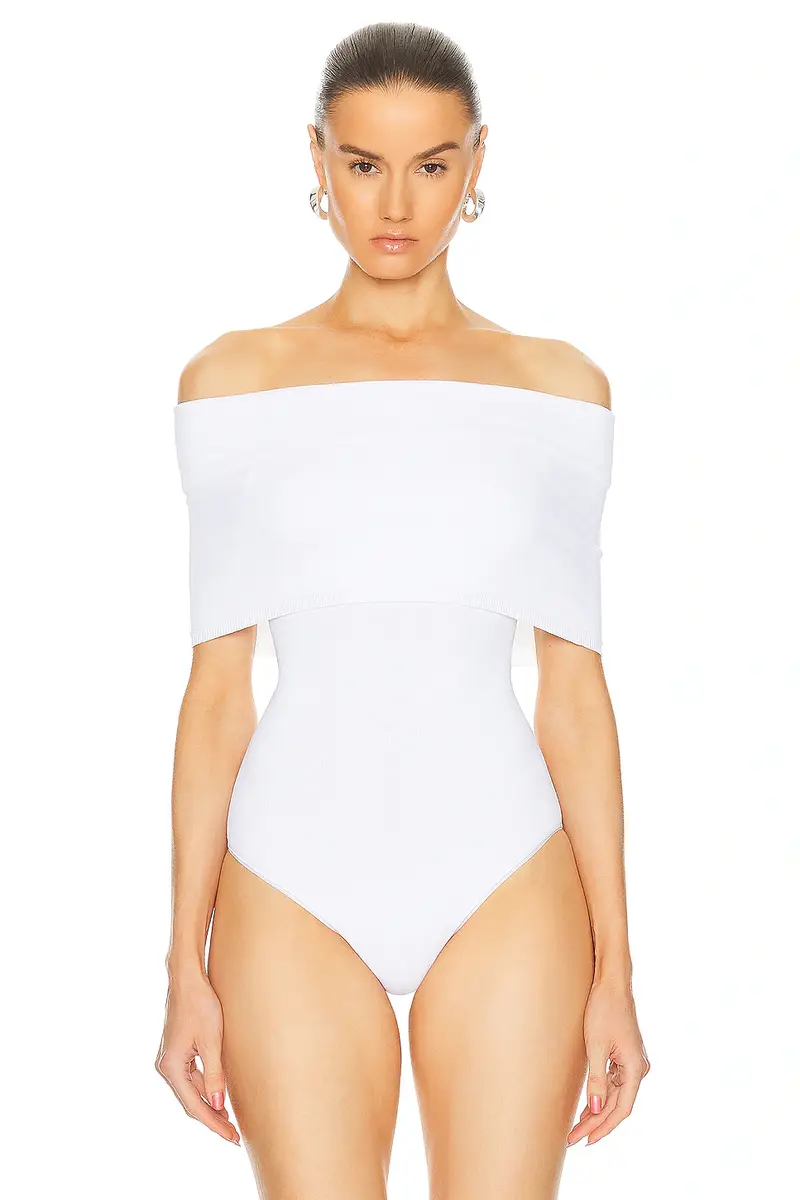 ALAÏA O-shoulder Bodysuit | Thumbnail 2 ALAÏA O-shoulder Bodysuit | Thumbnail 2