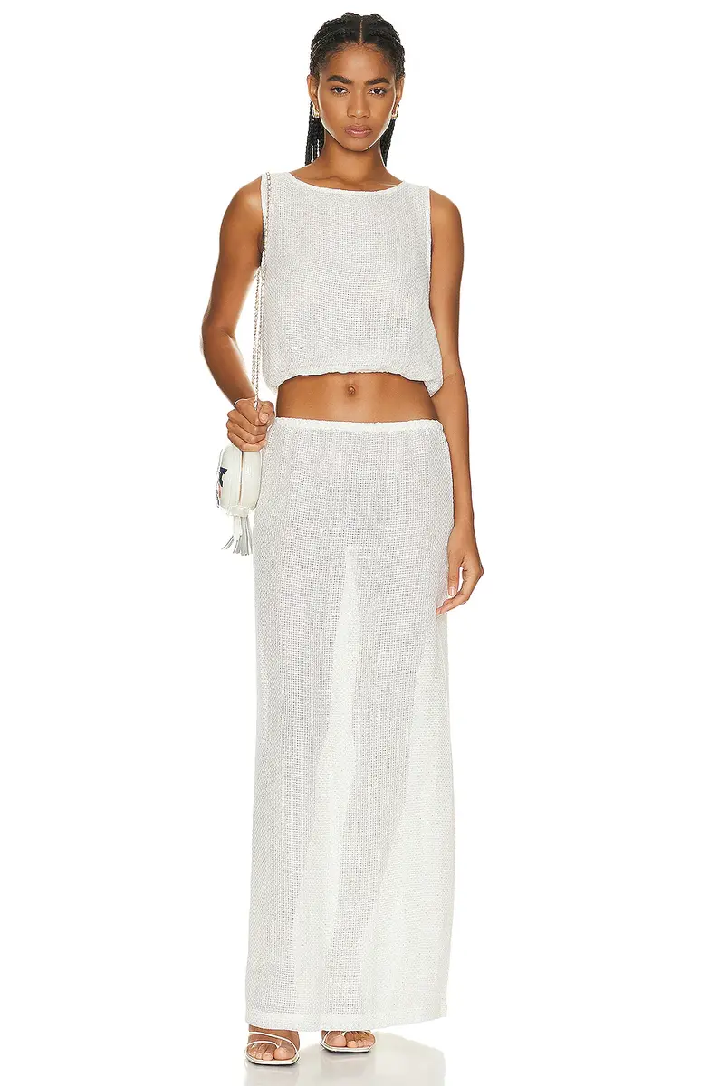 LESET Stella Maxi Skirt | Thumbnail 4 LESET Stella Maxi Skirt | Thumbnail 4