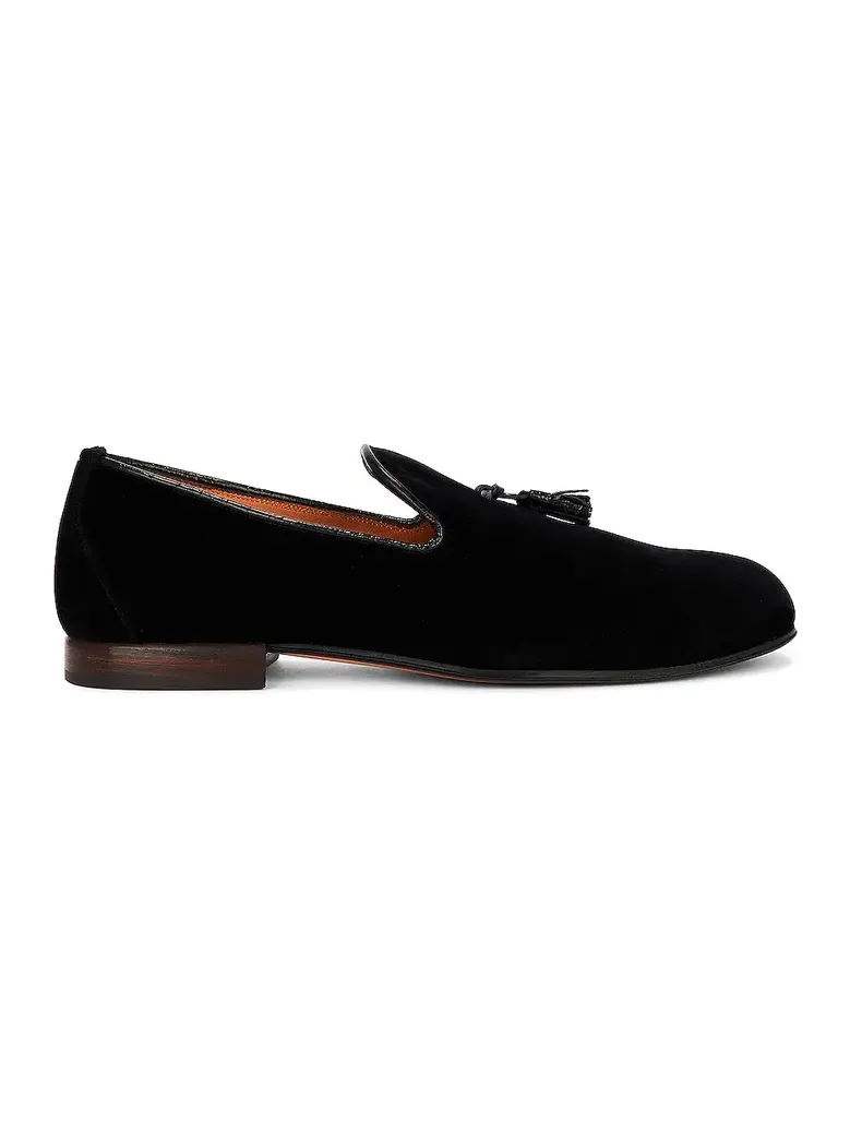 Velvet Nicolas Tassel Slipper Velvet Nicolas Tassel Slipper