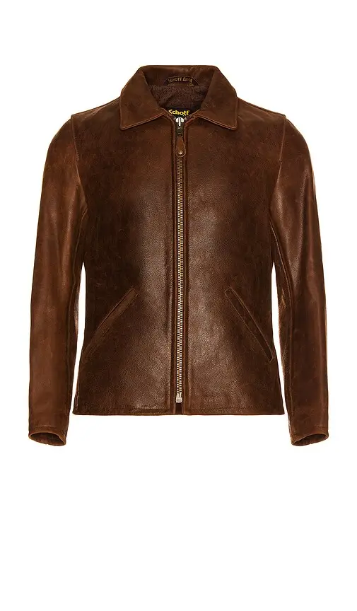 SCHOTT Waxy Buffalo Leather Sunset Jacket | Thumbnail 2 SCHOTT Waxy Buffalo Leather Sunset Jacket | Thumbnail 2