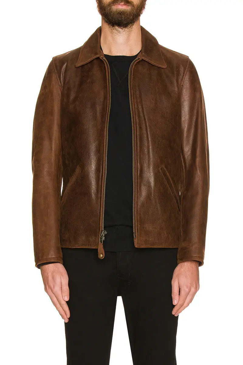 SCHOTT Waxy Buffalo Leather Sunset Jacket | Thumbnail 3 SCHOTT Waxy Buffalo Leather Sunset Jacket | Thumbnail 3