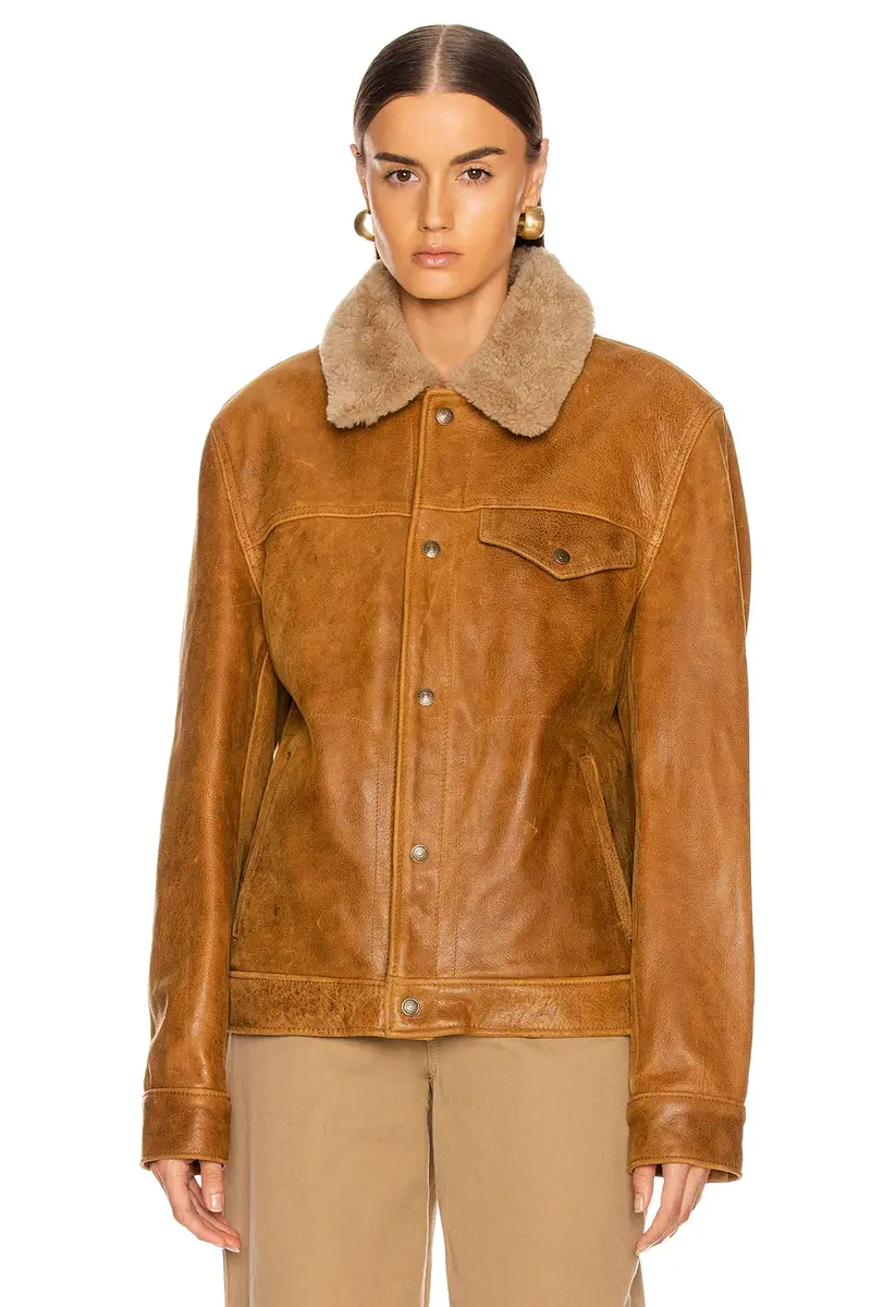 SCHOTT Waxy Vintage Buffalo Trucker | Thumbnail 2 SCHOTT Waxy Vintage Buffalo Trucker | Thumbnail 2