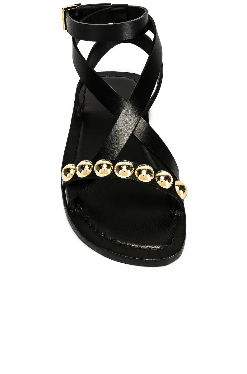 Alaïa Flat Ankle Strap Sandals | Thumbnail 4 Alaïa Flat Ankle Strap Sandals | Thumbnail 4