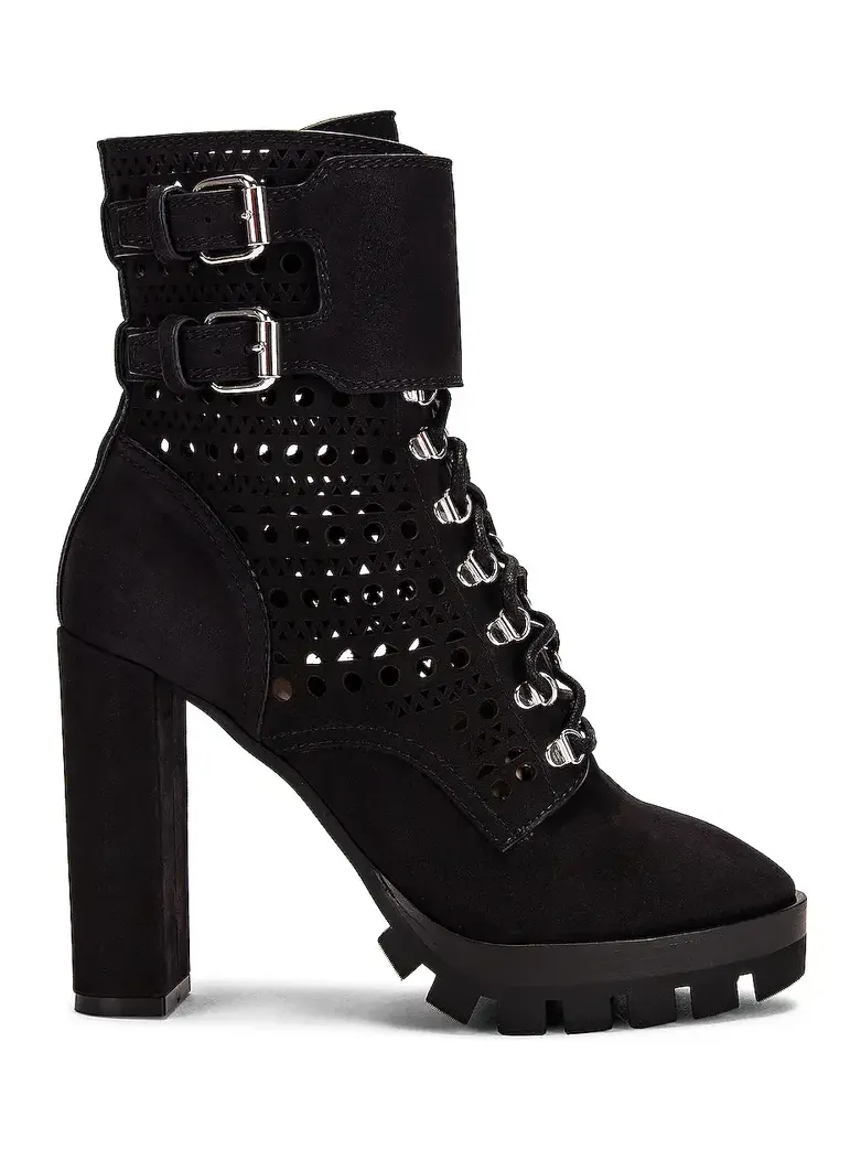 Perforated Military Boots Perforated Military Boots