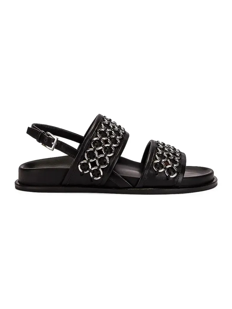 Eyelet Slingback Sandals