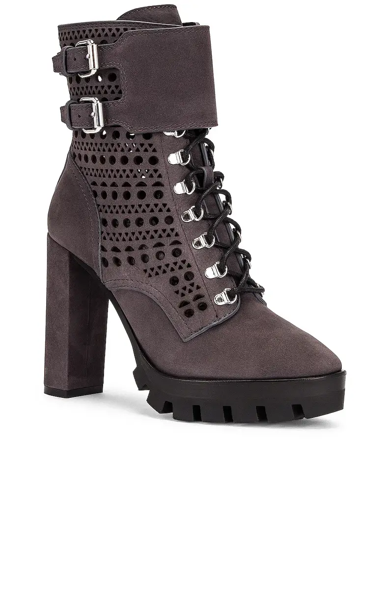 Alaïa Perforated Military Boots | Thumbnail 2 Alaïa Perforated Military Boots | Thumbnail 2